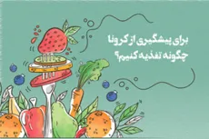 برای پیشگیری از کرونا چگونه تغذیه کنیم؟